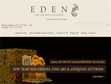 Tablet Screenshot of eden-galleries.com